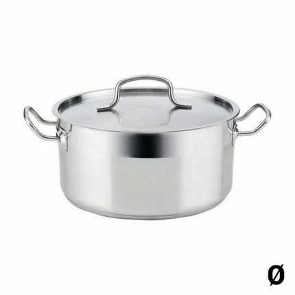Casserole with lid Quid Azzero Stainless steel - seggiliving