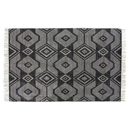 Carpet DKD Home Decor White Black Cotton (200 x 290 x 1 cm) - seggiliving