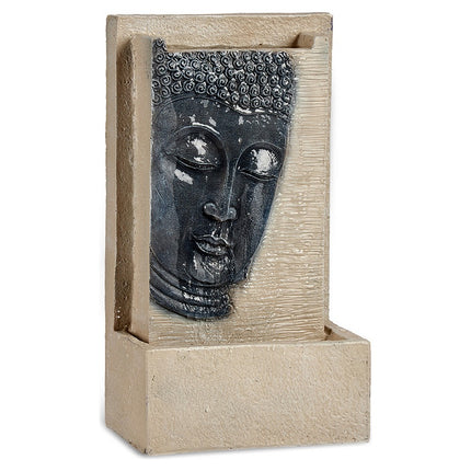 Fountain Buddha Brown Grey Resin (16 x 48 x 26,5 cm) - seggiliving